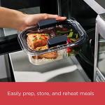 Rubbermaid Brilliance 2-Compartment Meal Prep Containers