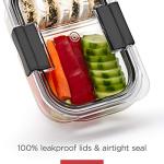 Rubbermaid Brilliance 2-Compartment Meal Prep Containers
