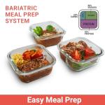 BariBowl Portion Control Containers - 3 Pack