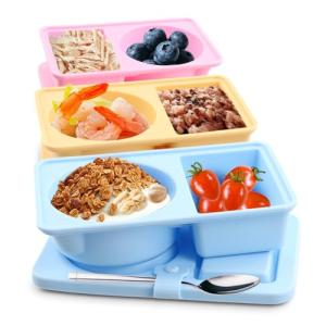 Rubierine Reusable Portion Control Meal Containers Set