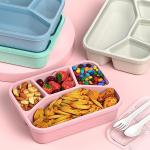 4-Pack Bento Box Meal Prep Containers