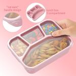 4-Pack Bento Box Meal Prep Containers