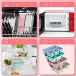 4-Pack Bento Box Meal Prep Containers