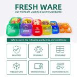 21-Day Portion Control Container Set with Guide