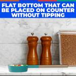 Silicone Portion Control Spoons - 8 Pack Set