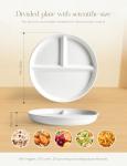 Ceramic Portion Control Plate for Healthy Eating