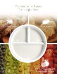 Ceramic Portion Control Plate for Healthy Eating