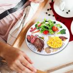 9" Portion Control Plate for Healthy Eating