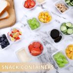 40 Reusable Snack Containers with Lids for Meal Prep