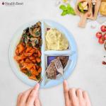 Health Beet 10” Diabetic Portion Control Plate