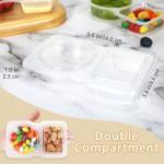 40 Reusable Snack Containers with Lids for Meal Prep
