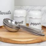 Darware 6pc Portion Control Serving Spoon Set