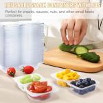40 Reusable Snack Containers with Lids for Meal Prep