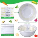 Nuogo 4-Pack Portion Control Measuring Bowls