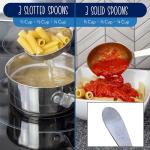 Darware 6pc Portion Control Serving Spoon Set