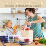 40 Reusable Snack Containers with Lids for Meal Prep