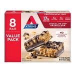 Atkins Chocolate Chip Protein Meal Bars - 8 Count