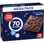 Fiber One 70-Calorie Chocolate Fudge Brownies, 18 Ct