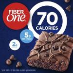 Fiber One 70-Calorie Chocolate Fudge Brownies, 18 Ct