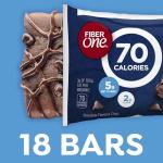 Fiber One 70-Calorie Chocolate Fudge Brownies, 18 Ct