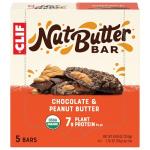 CLIF Nut Butter Chocolate Peanut Butter Bars 5 Pack