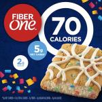 Fiber One Birthday Cake Soft-Baked Snack Bars, 12 ct