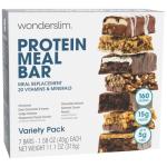 WonderSlim Protein Bar Variety Pack, 15g Protein