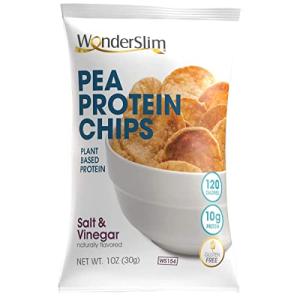 Wonderslim Salt & Vinegar Pea Protein Chips