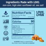 LOVE CORN Sea Salt Crunchy Snack Bags - 20 Count