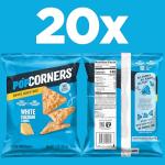 PopCorners White Cheddar Popped Corn Snacks, 20 Pack
