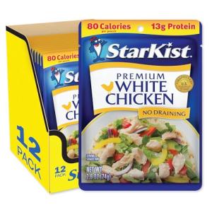 StarKist Premium White Chicken Pouch - 12 Pack