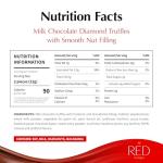 Red Delight Milk Chocolate Truffles - 10 Pack