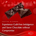 Red Delight Dark Chocolate Bars - Pack of 6