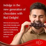 Red Delight Dark Chocolate Bars - 8 Pack