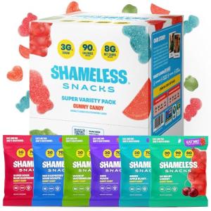 Shameless Snacks Variety Pack - Low Calorie Gummies