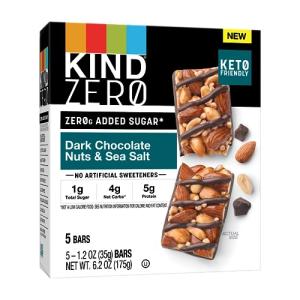 KIND Dark Chocolate Nuts Zero Added Sugar Bars