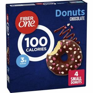 Fiber One 100 Calorie Chocolate Donuts, 4 Count