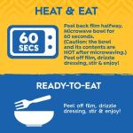 Mediterranean Protein Bowl - Microwaveable Vegan Meal