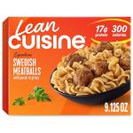 Lean Cuisine Swedish Meatballs Microwave Meal