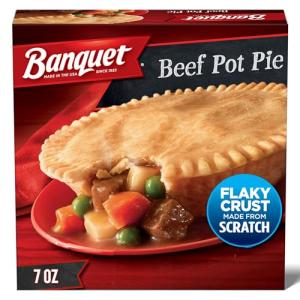 Banquet Beef Pot Pie Frozen Meal, 7 oz