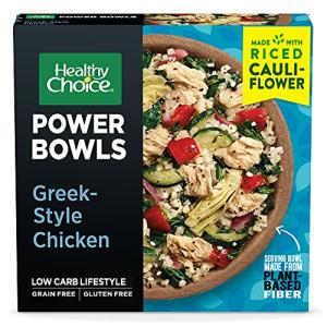 Healthy Choice Greek-Style Chicken Riced Cauliflower Bowl