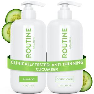 Anti-Thinning Shampoo and Conditioner Set, Cucumber