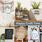 HTVRONT White Glossy Vinyl Roll for Cricut