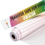 HTVRONT 30.5cm Vinyl Transfer Tape with Grid