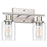 Modern 2-Light Bathroom Vanity Light Fixtures