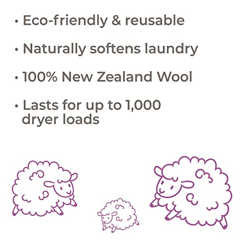 Eco-Friendly Wool Dryer Balls with Laundry Blends