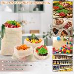 8 Reusable Cotton Mesh Bags for Produce