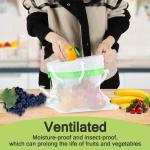 12 Reusable Mesh Produce Bags with Drawstring