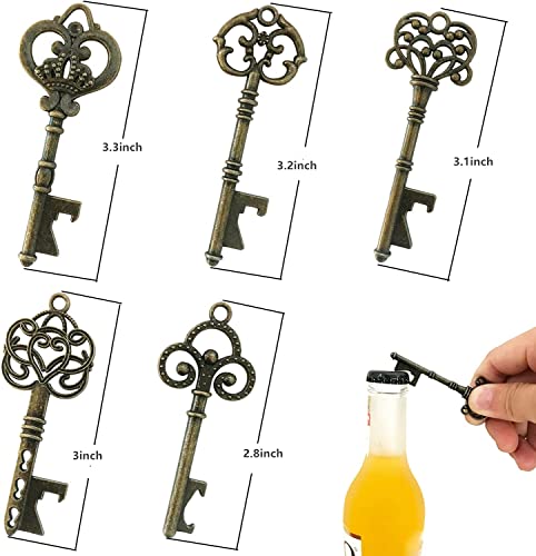 Vintage Skeleton Key Bottle Opener Wedding Favors