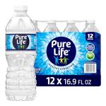 Pure Life 12-Pack Purified Water Bottles